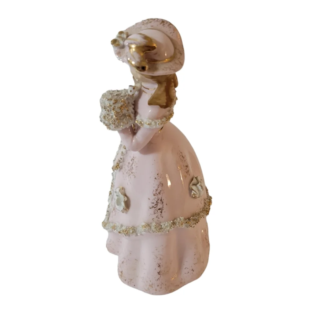 Vintage Geo Z Lefton Victorian Woman Figurine READ